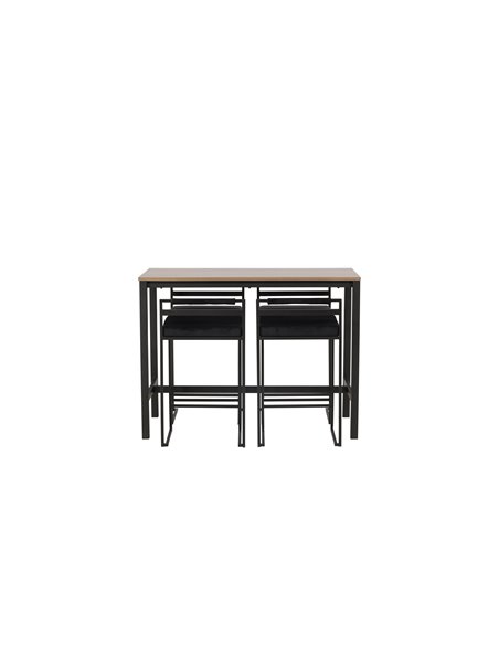 Matgrupp Camden med Opelika matstolar, 120 × 60 cm