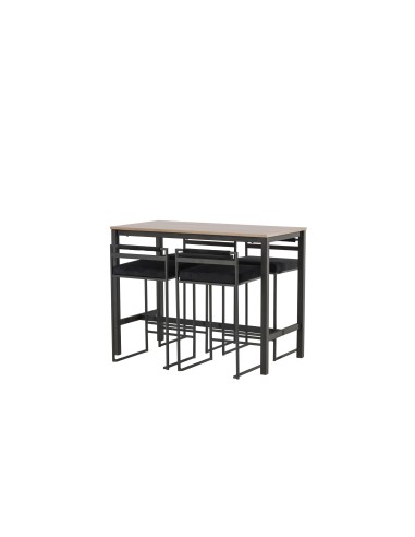Matgrupp Camden med Opelika matstolar, 120 × 60 cm