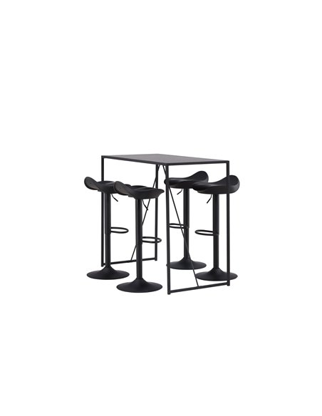 Matgrupp Brea med Adesto matstolar, 120 × 60 cm