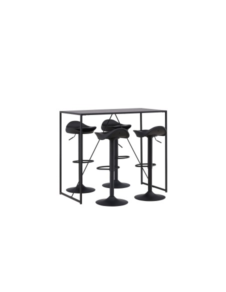 Matgrupp Brea med Adesto matstolar, 120 × 60 cm