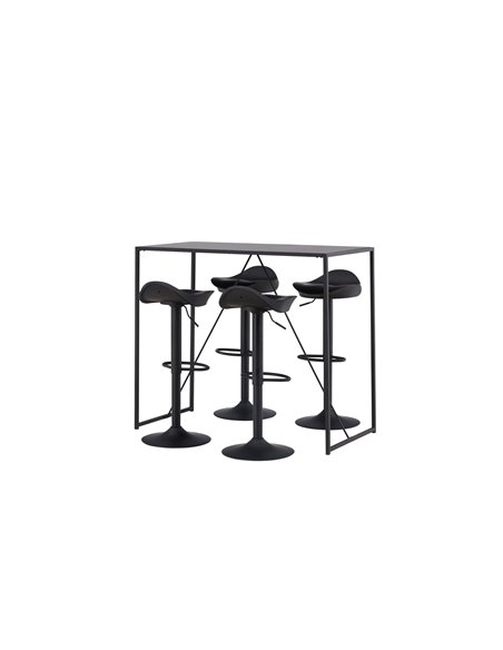 Matgrupp Brea med Adesto matstolar, 120 × 60 cm
