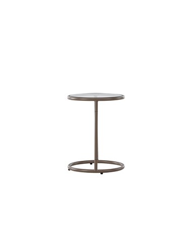 Runt sidobord Stavanger, Ø35 cm, Brun