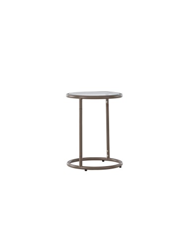 Runt sidobord Stavanger, Ø35 cm, Brun