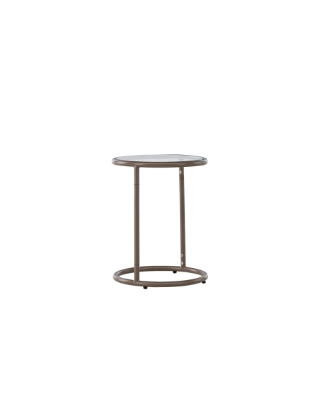 Runt sidobord Stavanger, Ø35 cm, Brun