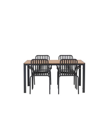 Matgrupp Break med Peking matstolar, 150 × 90 cm