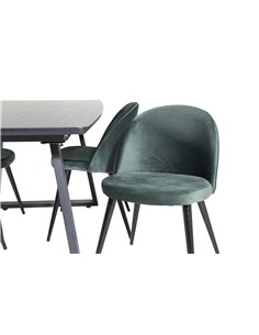 Matgrupp Inca med stolarna Velvet 2