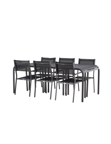 Matgrupp Borneo med Copacabana matstolar, 200 × 100 cm