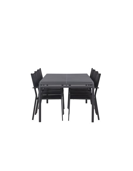 Matgrupp Borneo med Copacabana matstolar, 200 × 100 cm