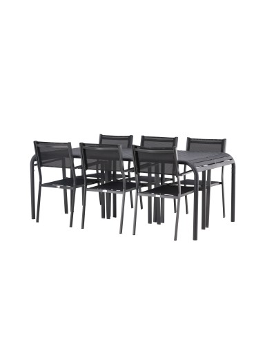 Matgrupp Borneo med Copacabana matstolar, 200 × 100 cm