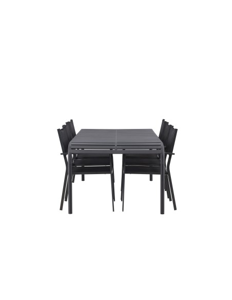 Matgrupp Borneo med Copacabana matstolar, 200 × 100 cm
