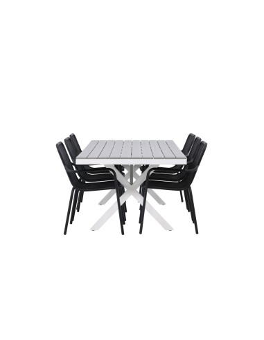 Matgrupp Garcia med Peking matstolar, 200 × 100 cm