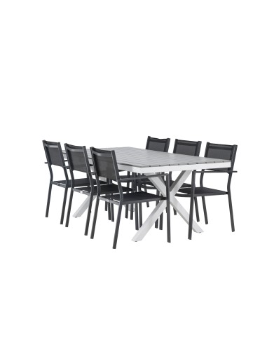 Matgrupp Garcia med Copacabana matstolar, 200 × 100 cm