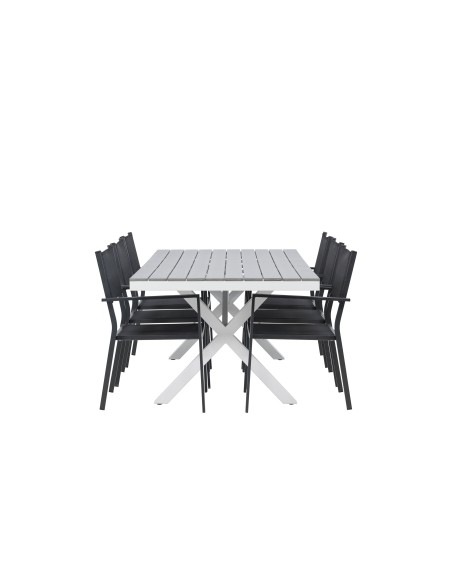 Matgrupp Garcia med Copacabana matstolar, 200 × 100 cm