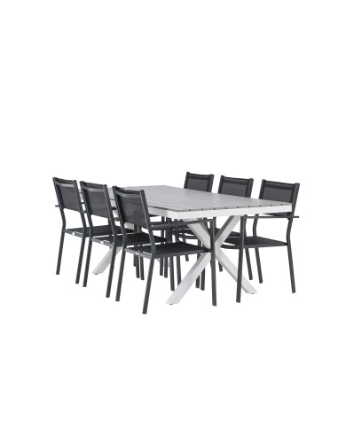 Matgrupp Garcia med Copacabana matstolar, 200 × 100 cm
