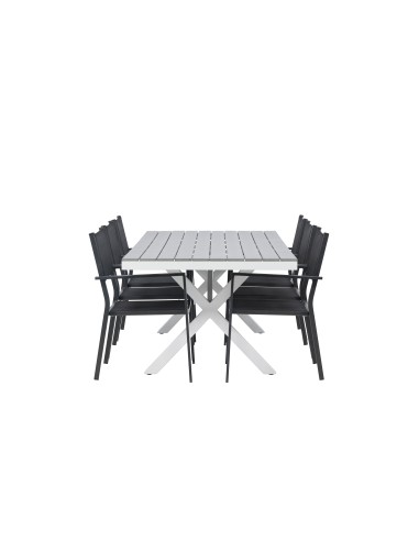 Matgrupp Garcia med Copacabana matstolar, 200 × 100 cm