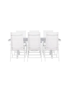 Matgrupp Garcia med Break matstolar, 200 × 100 cm