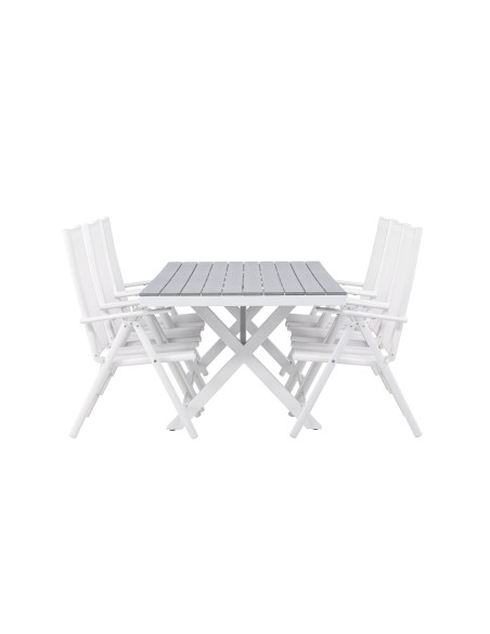 Matgrupp Garcia med Break matstolar, 200 × 100 cm