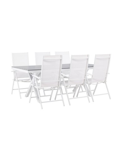 Matgrupp Garcia med Break matstolar, 200 × 100 cm