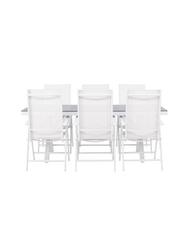 Matgrupp Garcia med Break matstolar, 200 × 100 cm