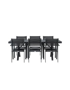 Matgrupp Garcia med Copacabana matstolar, 200 × 100 cm