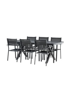 Matgrupp Garcia med Copacabana matstolar, 200 × 100 cm 2