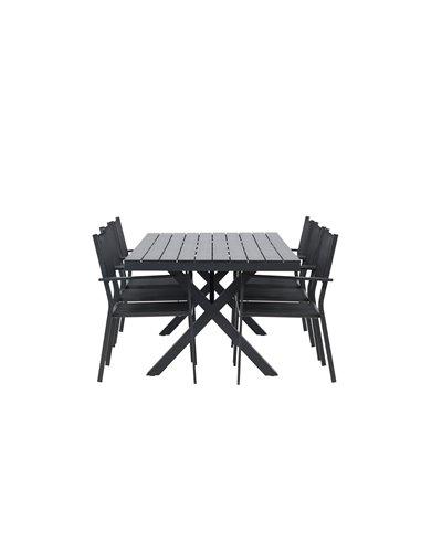Matgrupp Garcia med Copacabana matstolar, 200 × 100 cm
