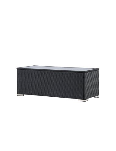 Soffbord London, 120 × 50 cm, Svart