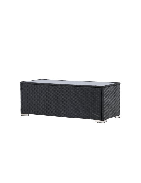 Soffbord London, 120 × 50 cm, Svart