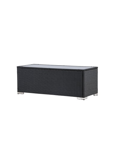 Soffbord London, 120 × 50 cm, Svart
