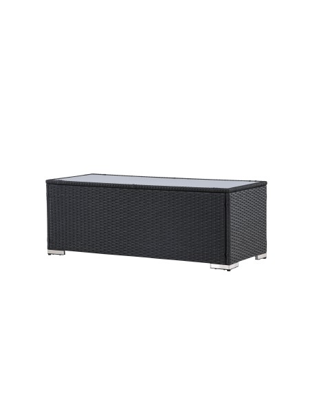 Soffbord London, 120 × 50 cm, Svart