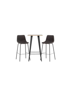 Matgrupp Tempe med Alexi matstolar, 60 × 60 cm