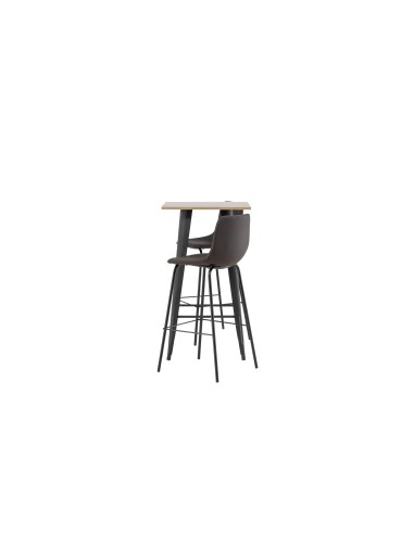 Matgrupp Tempe med Alexi matstolar, 60 × 60 cm