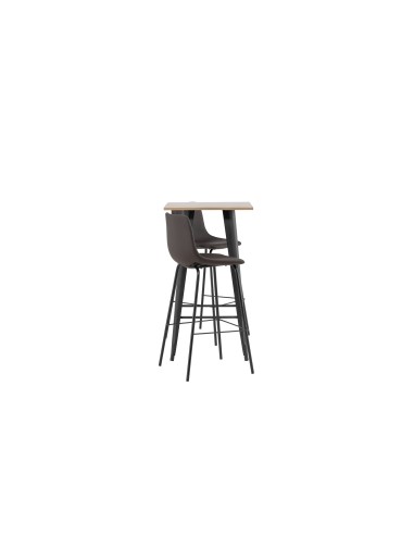 Matgrupp Tempe med Alexi matstolar, 60 × 60 cm