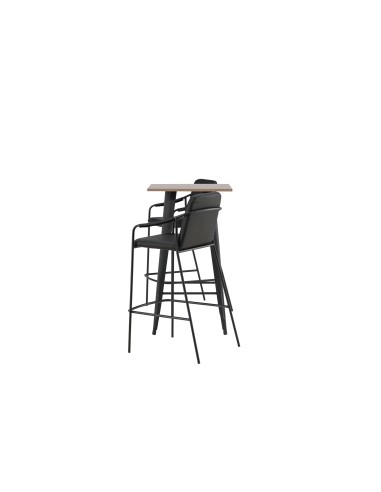 Matgrupp Tempe med Tvist matstolar, 60 × 60 cm
