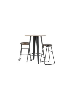 Matgrupp Tempe med Ozark matstolar, 60 × 60 cm 2