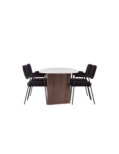 Matgrupp Grönvik med Yesterday matstolar, 180 × 90 cm 2