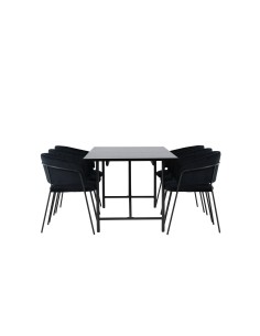 Matgrupp Astrid med Selma matstolar, 200 × 90 cm 2