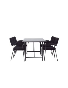 Matgrupp Astrid med Yesterday matstolar, 200 × 90 cm 2